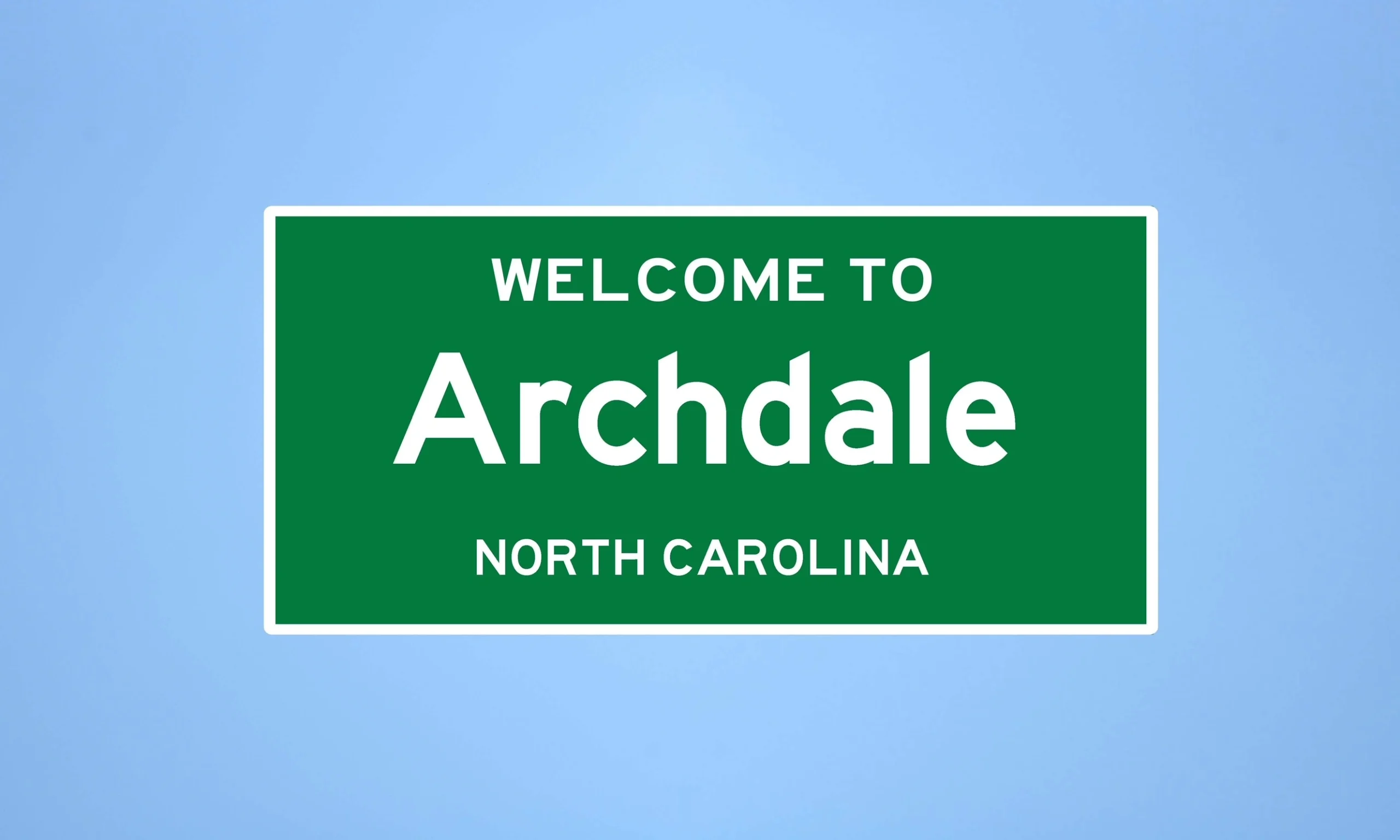 Archdale_Sign Welcome to Archedale, North Carolina