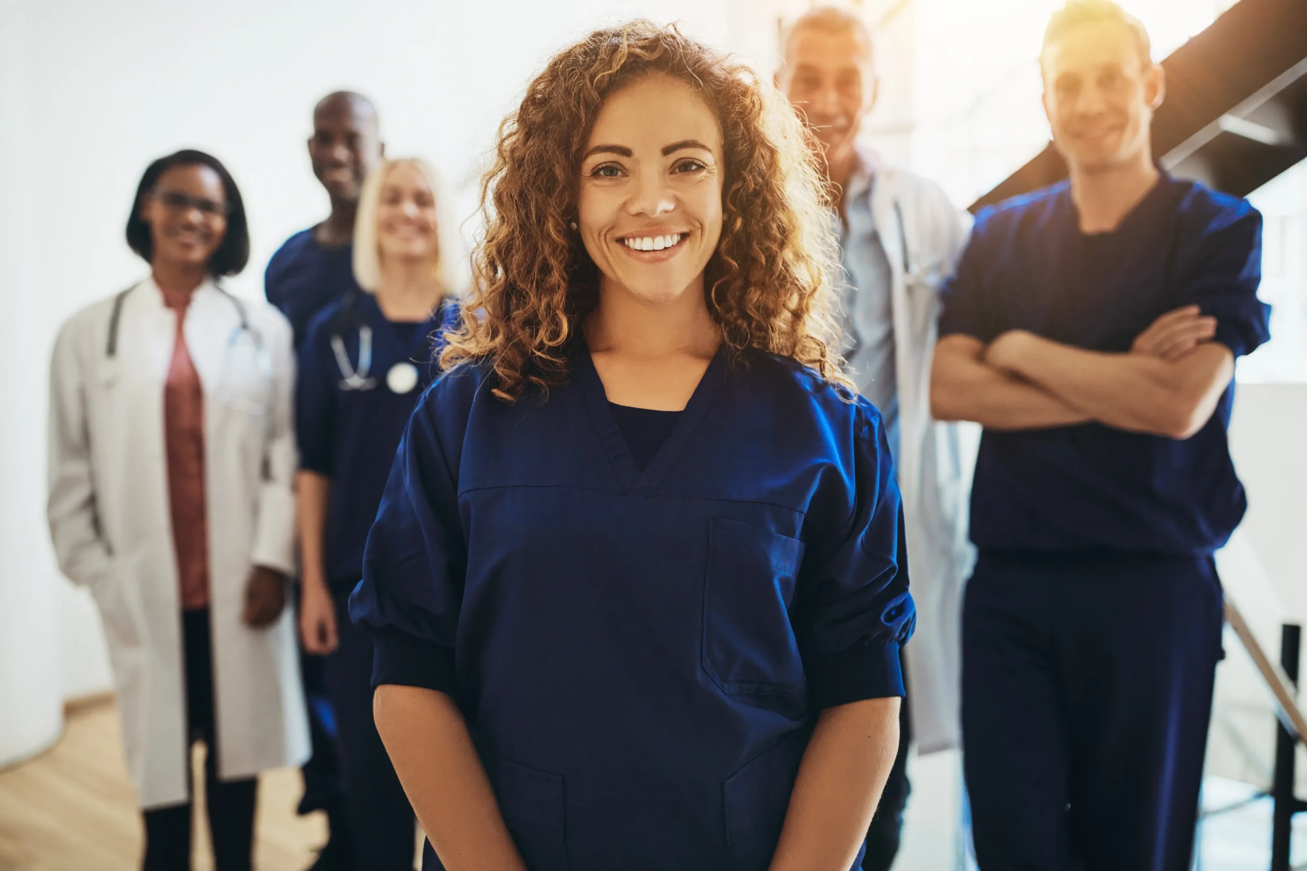 Individual Health Insurance Healthcare professionals smiling